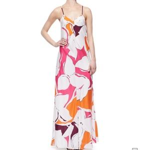 DVF Barths Eden Garden dress, size 0.